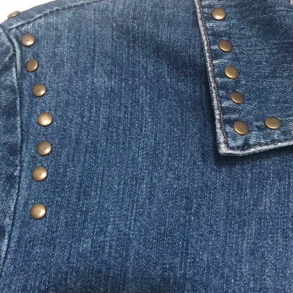 MONTANACO Embellished 100% Cotton Denim Jacket - Picture 7 of 10